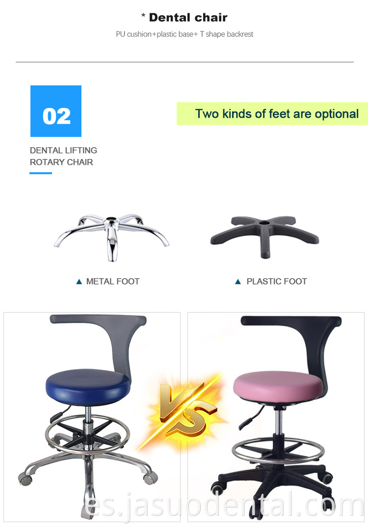 Dental Stool With Backrest